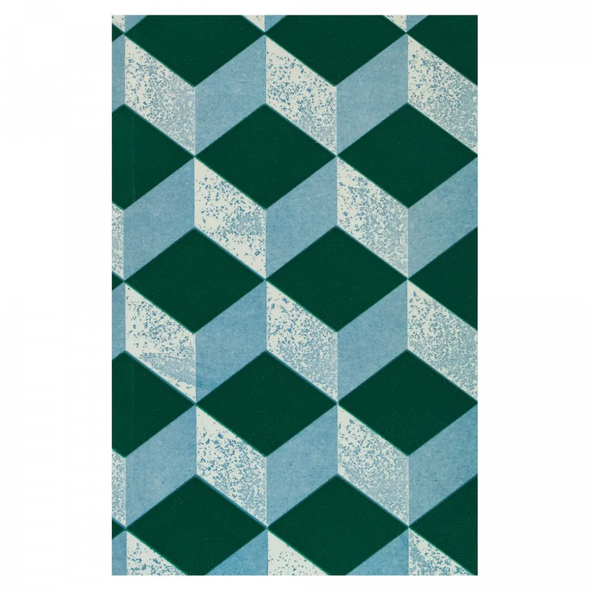 Astier de Villatte Agenda 2023 - Version Poche (Vert Fonce Et Bleu Clair)