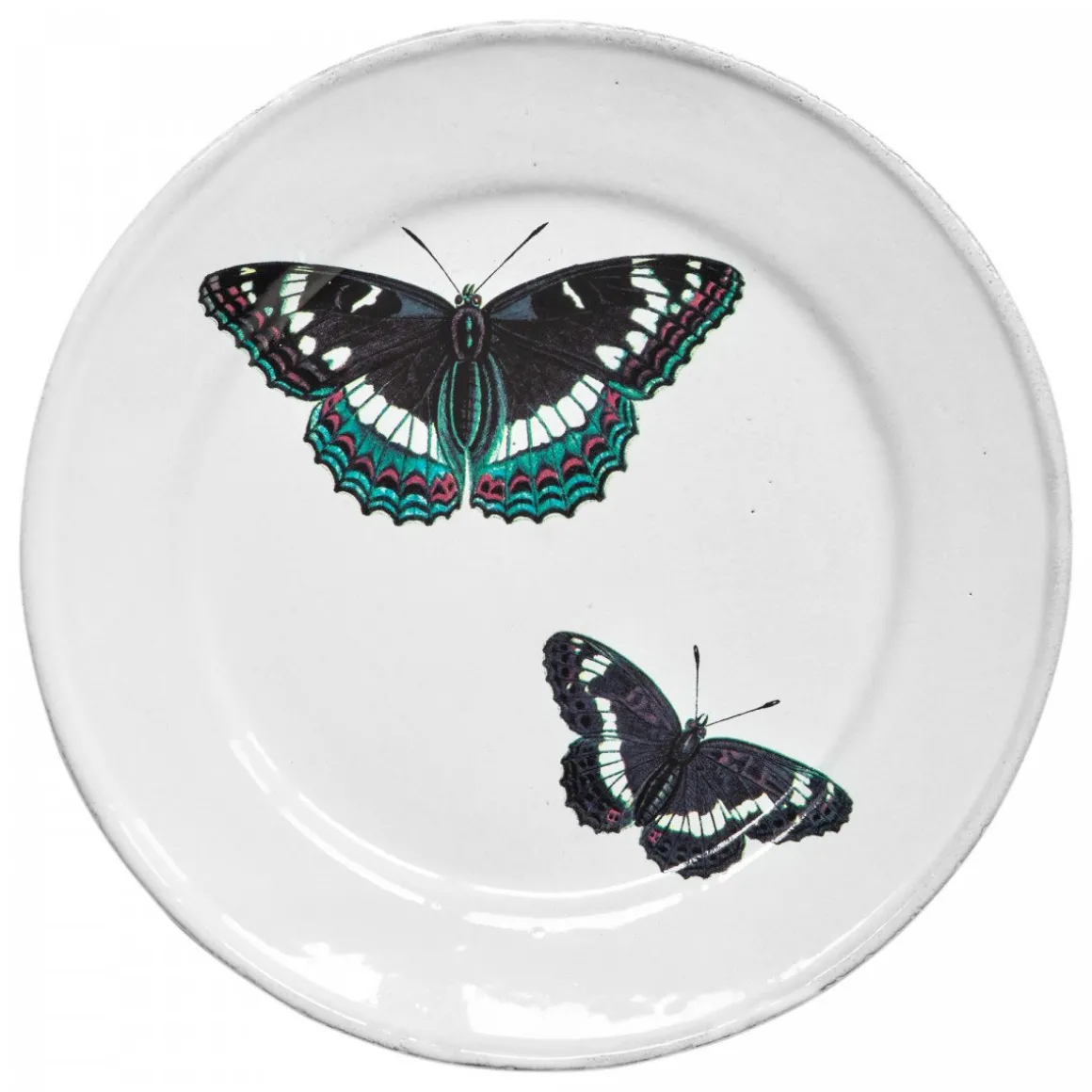Astier de Villatte Assiette 2 Papillons