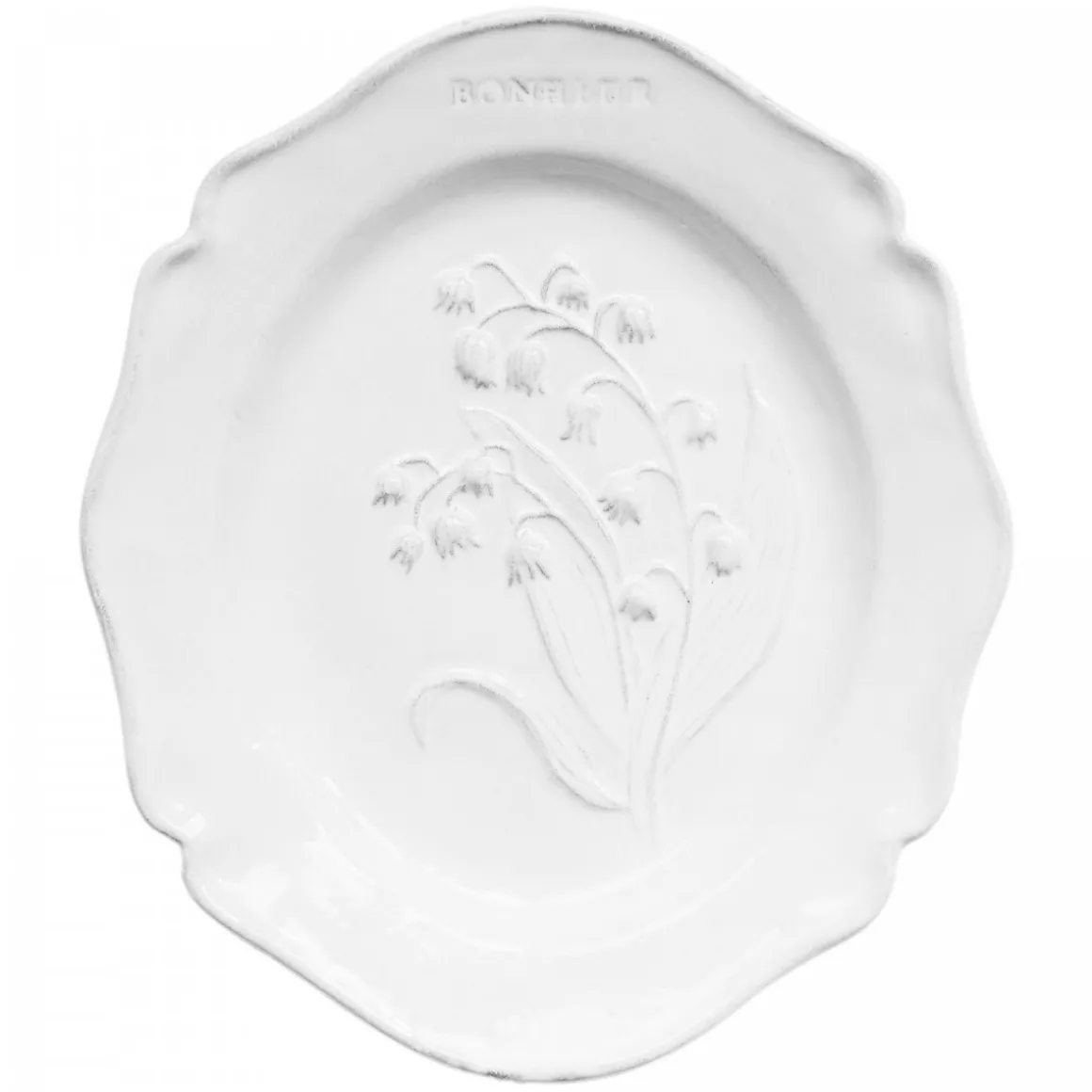 Astier de Villatte Assiette A Dessert Fleurs