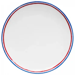 Astier de Villatte Assiette A Dessert Tricolore