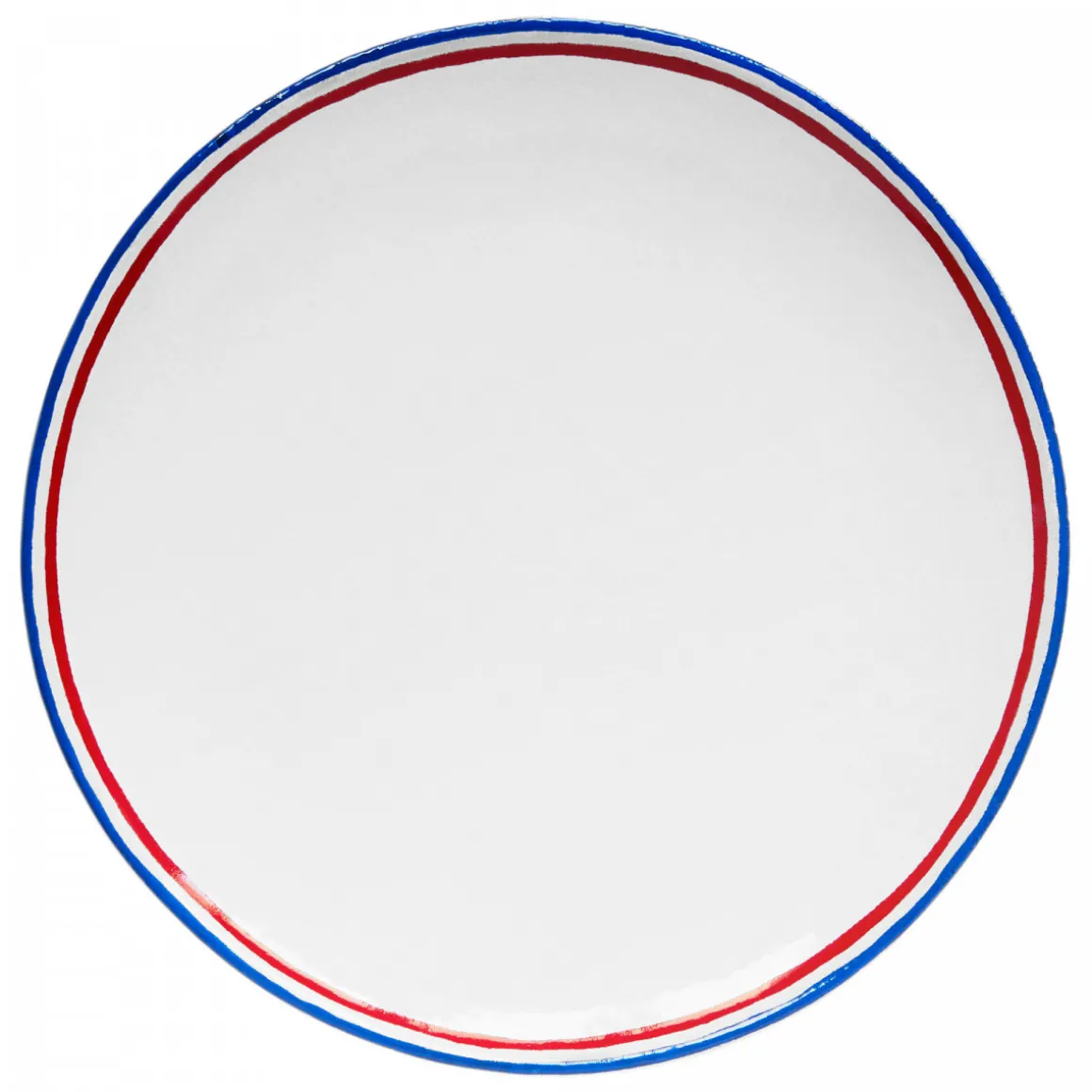 Astier de Villatte Assiette A Dessert Tricolore