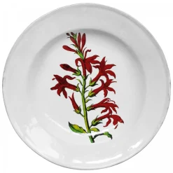 Astier de Villatte Assiette Creuse Cardinal Flower