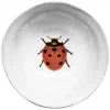 Astier de Villatte Assiette Creuse Coccinelle