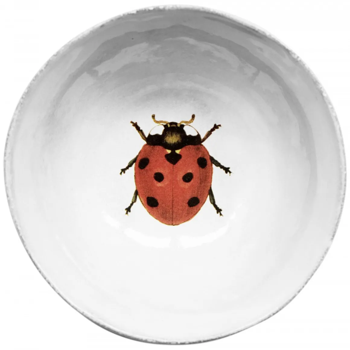 Astier de Villatte Assiette Creuse Coccinelle