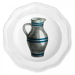 Astier de Villatte Assiette Pichet Raye