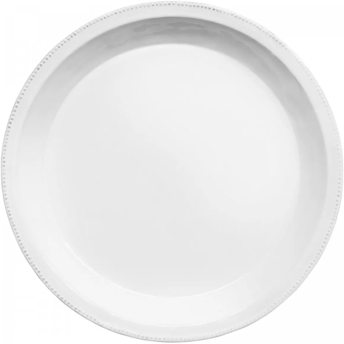 Astier de Villatte Assiette Plate & Ronde Perles