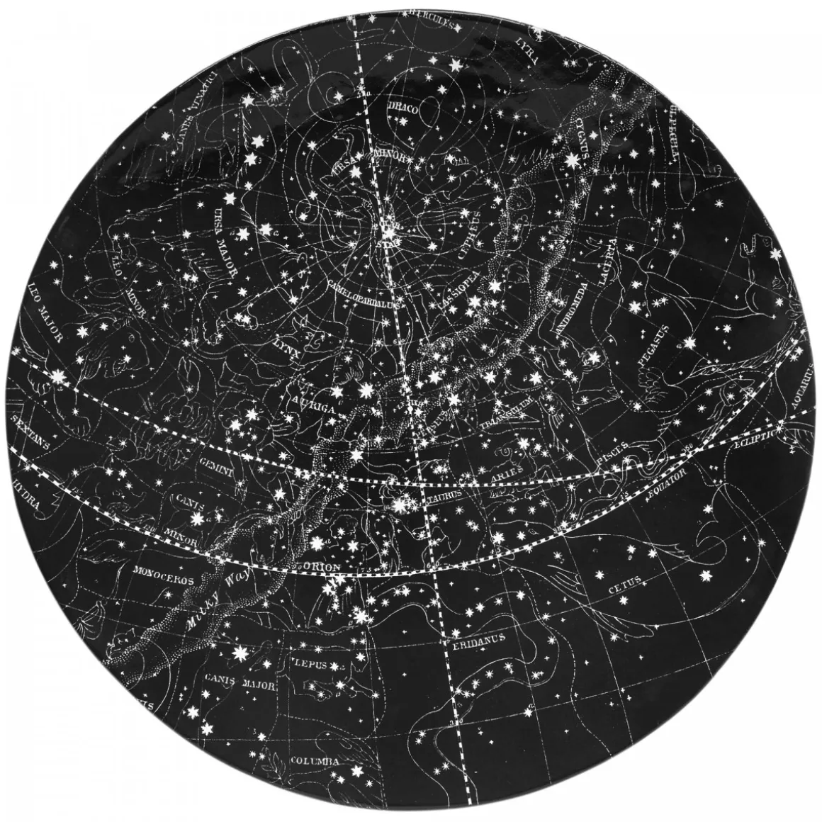 Astier de Villatte Assiette Plate Ciel De Novembre A Janvier