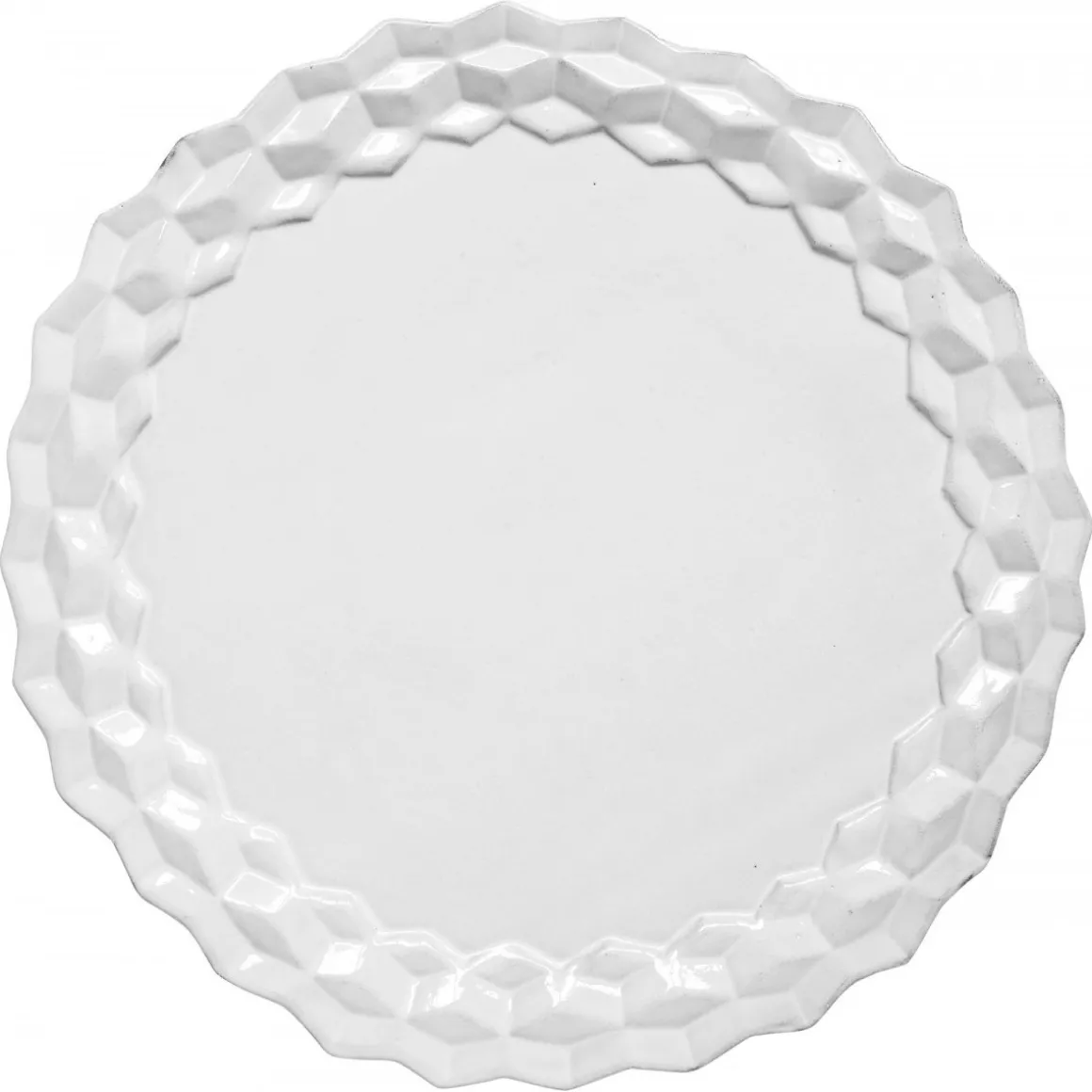 Astier de Villatte Assiette Plate Cube