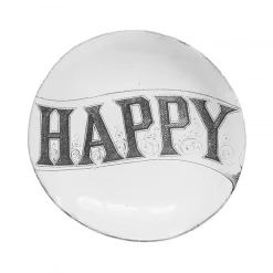 Astier de Villatte Assiette Plate Happy