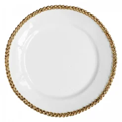 Astier de Villatte Assiette Plate Josephine Doree