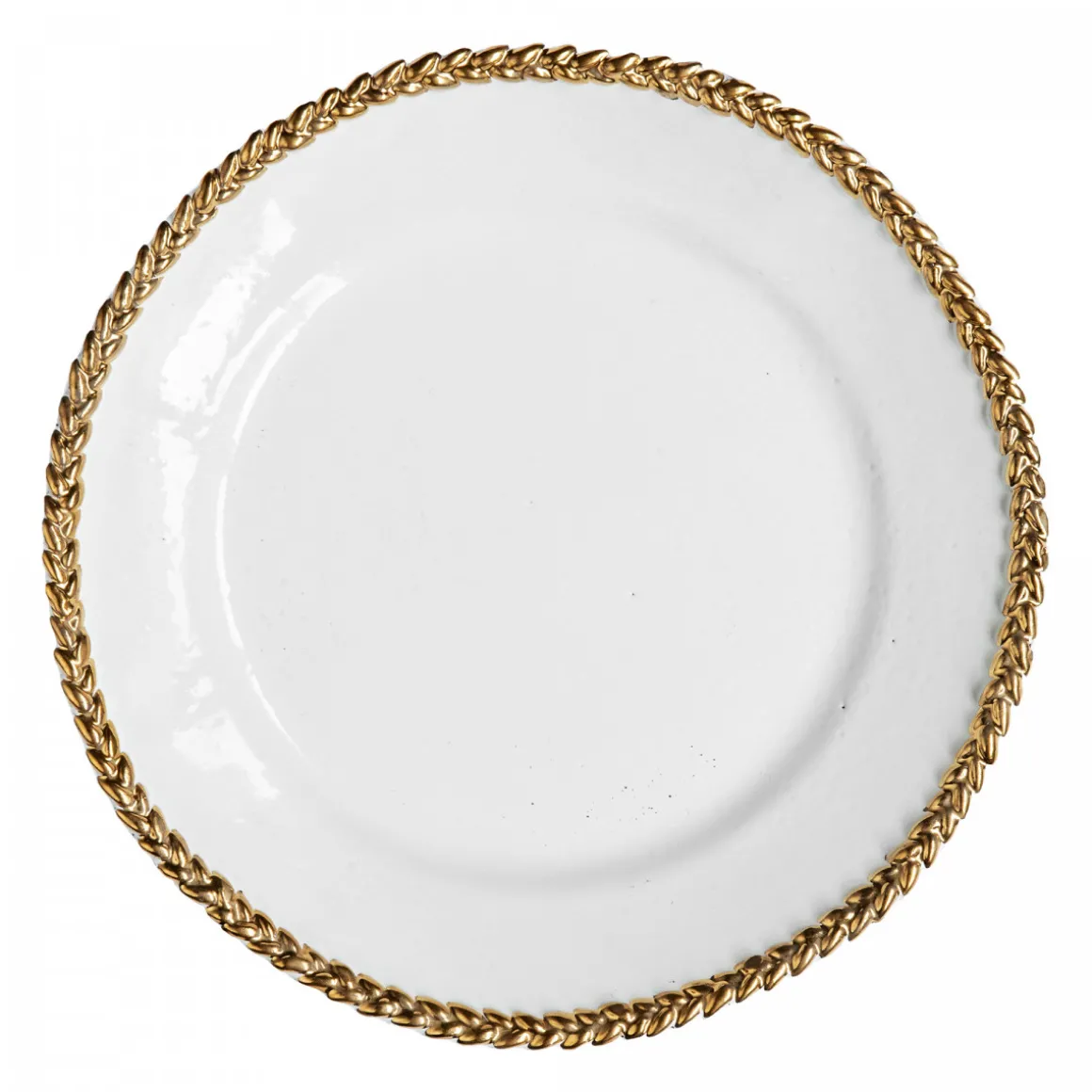 Astier de Villatte Assiette Plate Josephine Doree