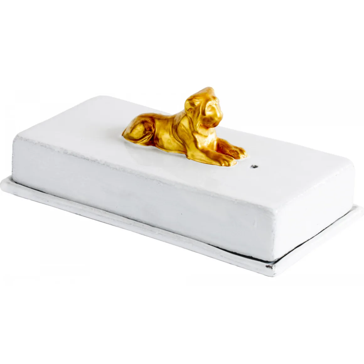 Astier de Villatte Boite Lion Dore
