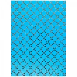 Astier de Villatte Carnet Monogramme (Bleu Vif)