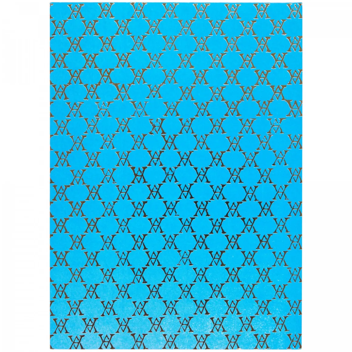 Astier de Villatte Carnet Monogramme (Bleu Vif)