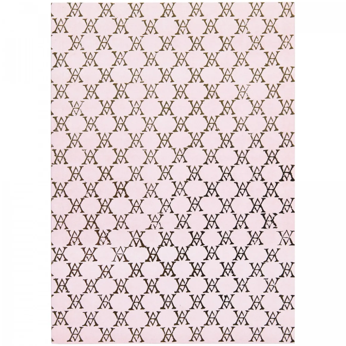 Astier de Villatte Carnet Monogramme (Rose Pale)