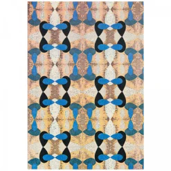 Astier de Villatte Carnet Moyen Nathalie Lete Bleu Dore
