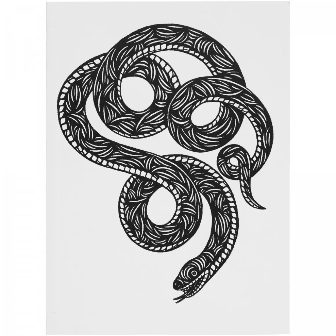 Astier de Villatte Carnet Patch Serpent Fleur