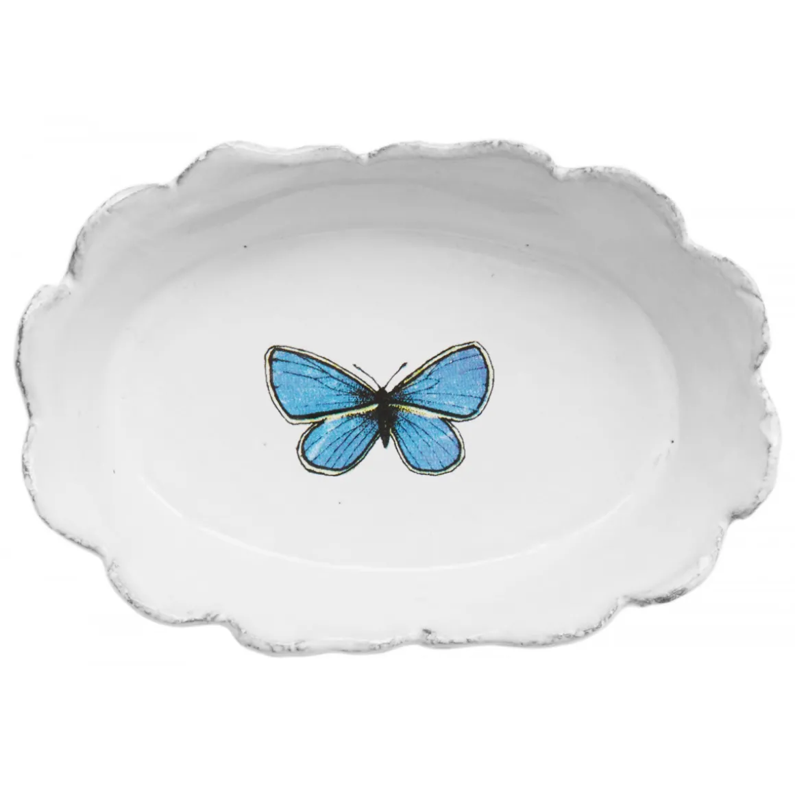 Astier de Villatte Coupelle Papillon Bleu Fonce
