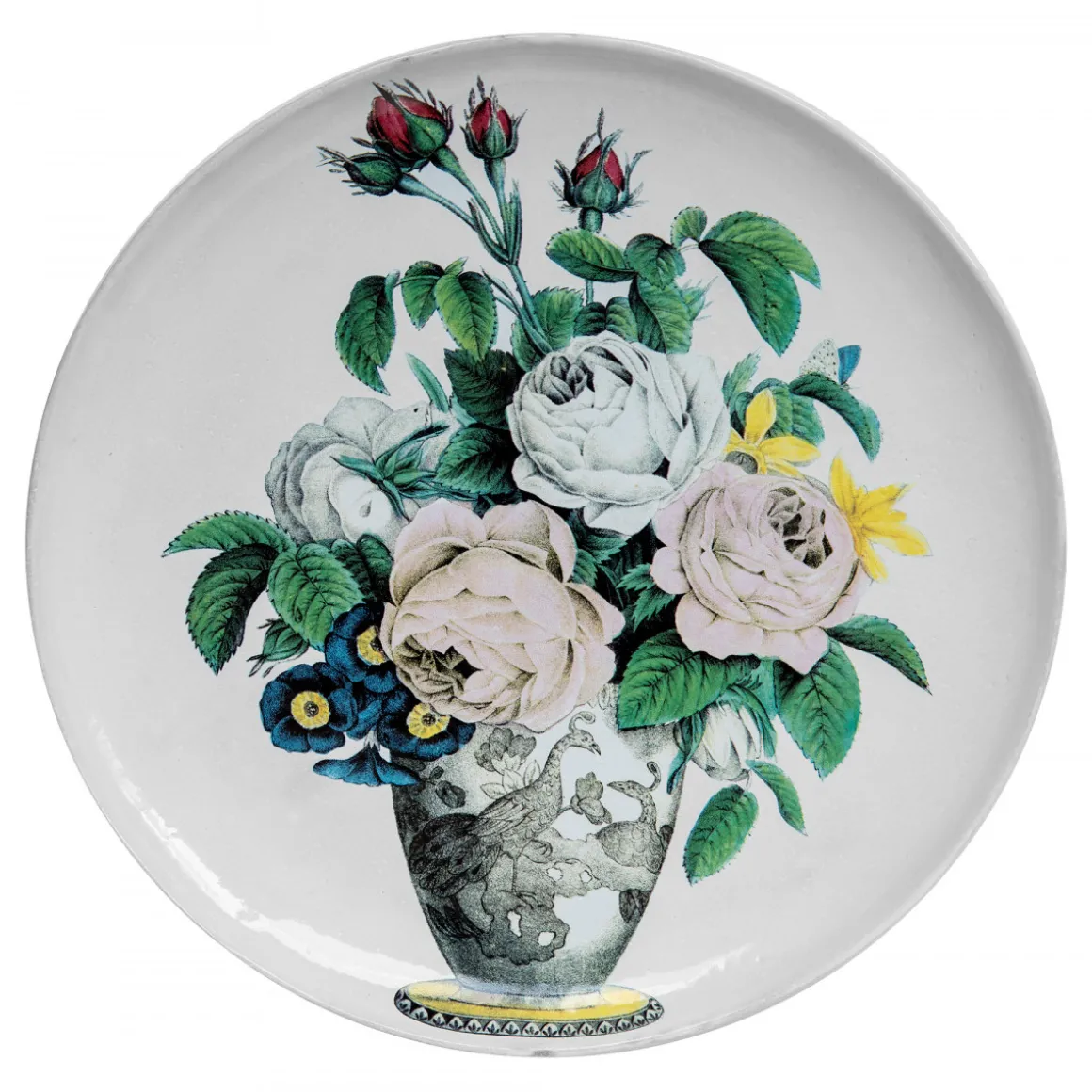Astier de Villatte Grande Assiette Bouquet