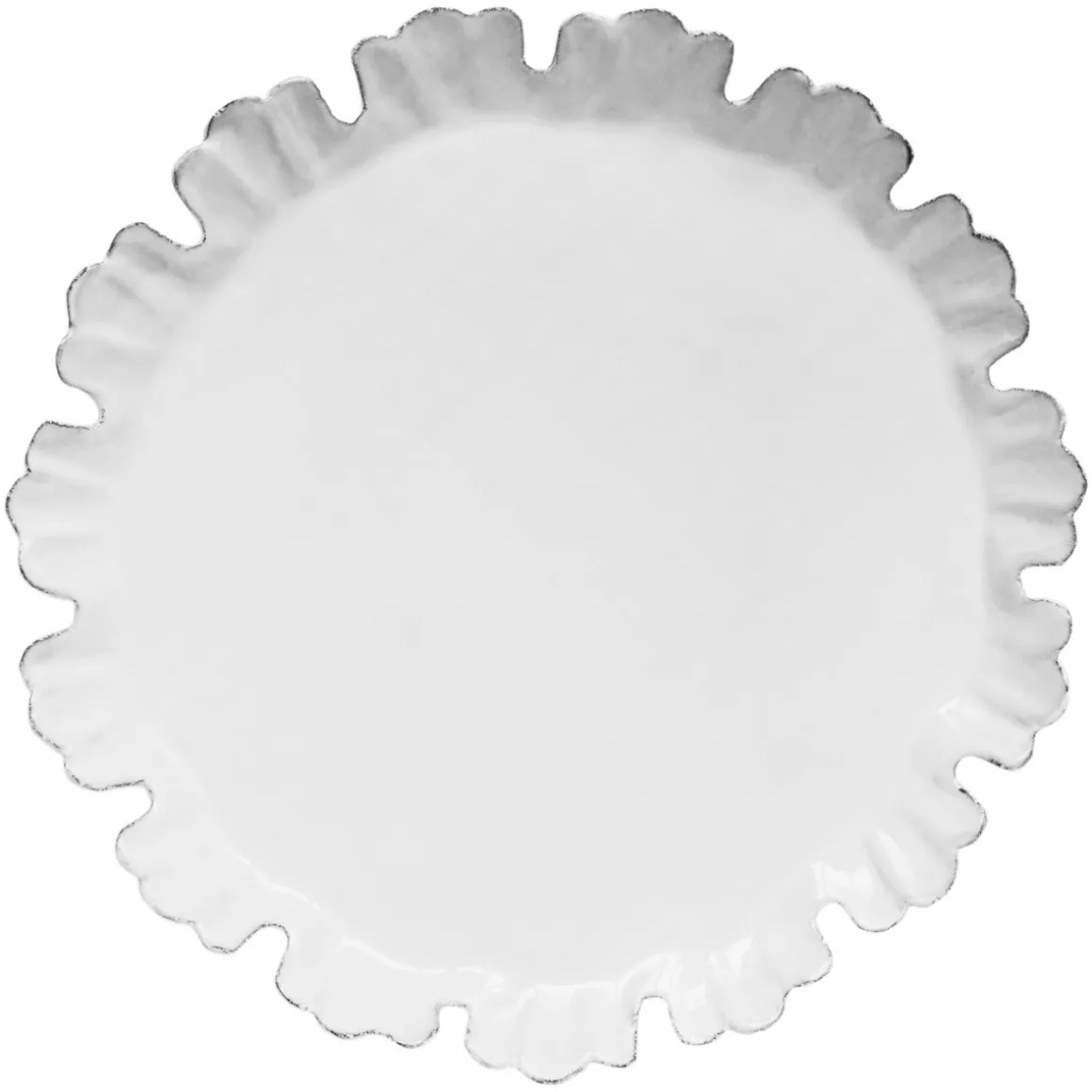 Astier de Villatte Grande Assiette Plate Chou A 15 Petales