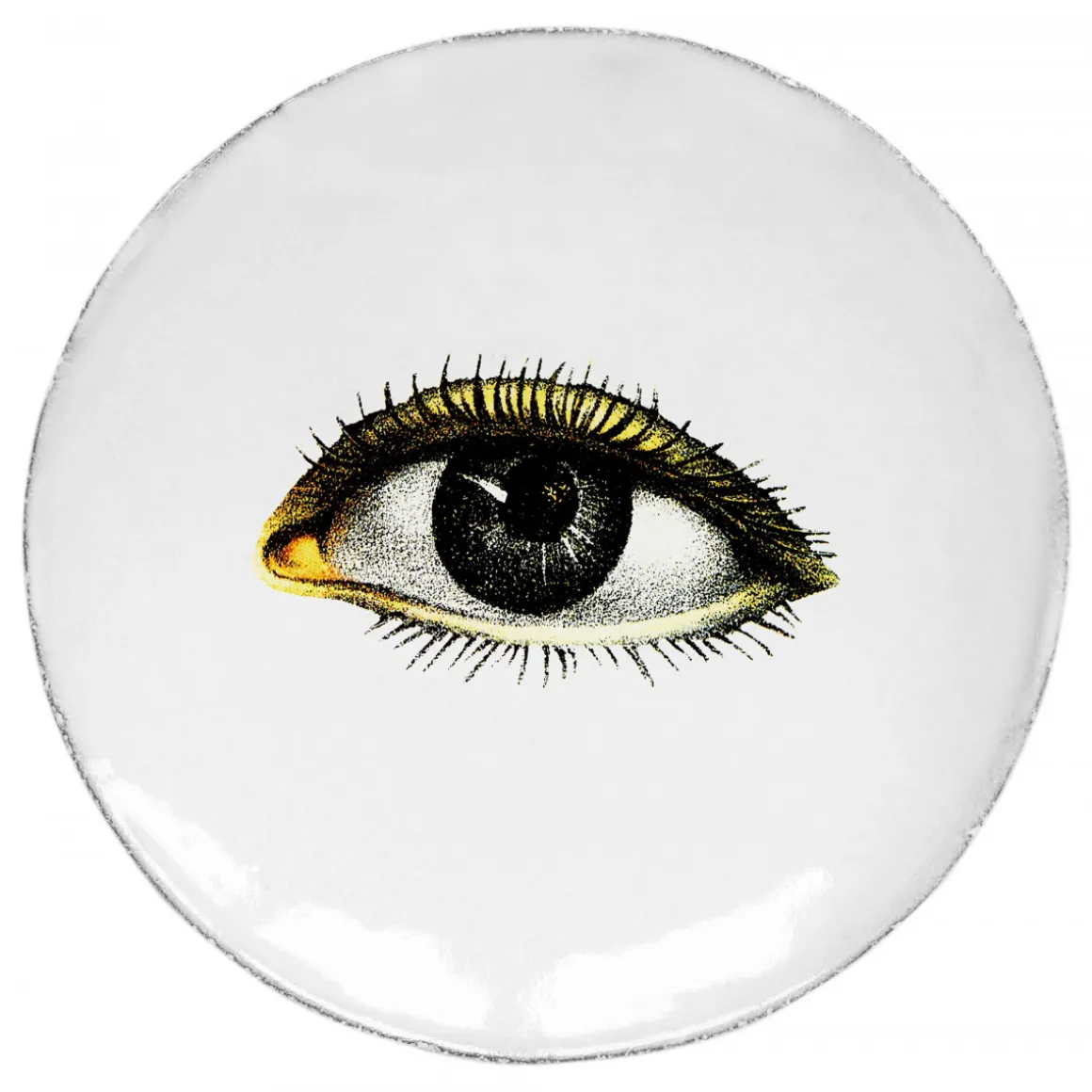 Astier de Villatte Petite Assiette Oeil Gauche