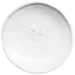 Astier de Villatte Petite Assiette Trefles