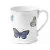 Astier de Villatte Petite Tasse Papillons Bleus Adonis