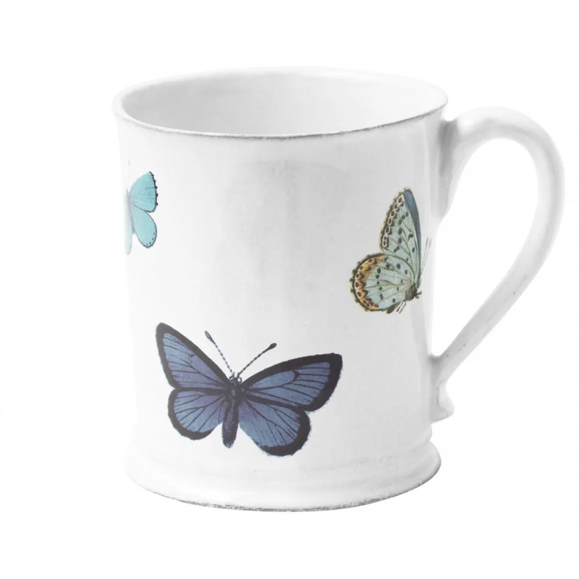 Astier de Villatte Petite Tasse Papillons Bleus Adonis