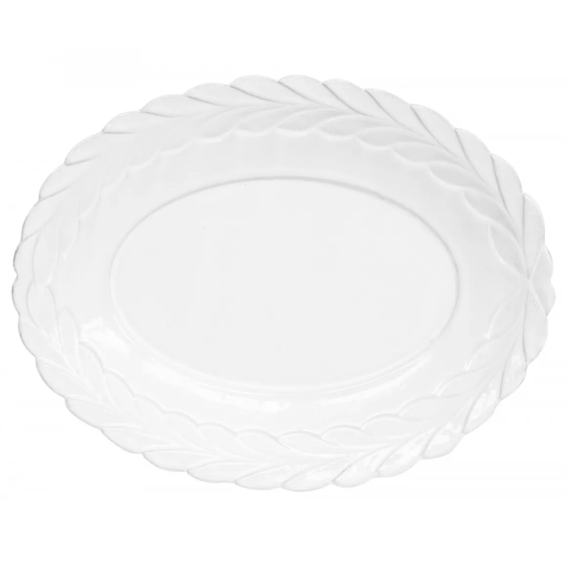 Astier de Villatte Plat Avec Lauriers Cesar