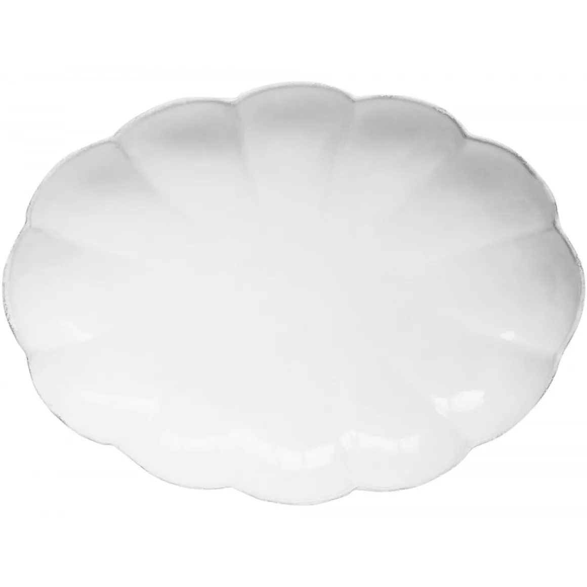 Astier de Villatte Plat Ovale Creux Marguerite