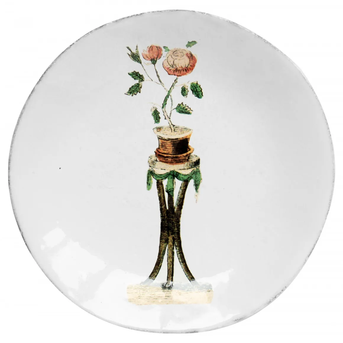 Astier de Villatte Soucoupe A Rosier