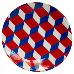 Astier de Villatte Soucoupe Tricolore