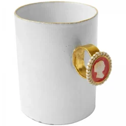 Astier de Villatte Tasse Bague Camee Femme
