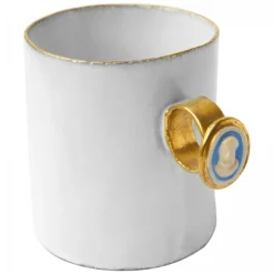 Astier de Villatte Tasse Bague Camee Homme
