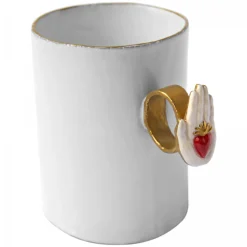 Astier de Villatte Tasse Bague Coeur Sur La Main