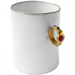 Astier de Villatte Tasse Bague Multicolore