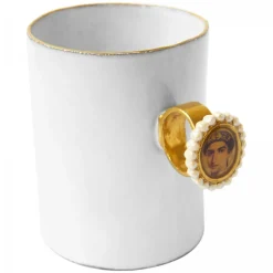 Astier de Villatte Tasse Bague Portrait Femme Du Fayum