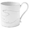 Astier de Villatte Tasse Lou Doillon Avec Deux Mains