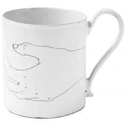 Astier de Villatte Tasse Lou Doillon Avec Deux Mains