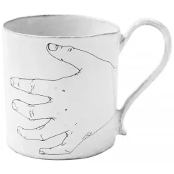 Astier de Villatte Tasse Lou Doillon Avec Deux Mains
