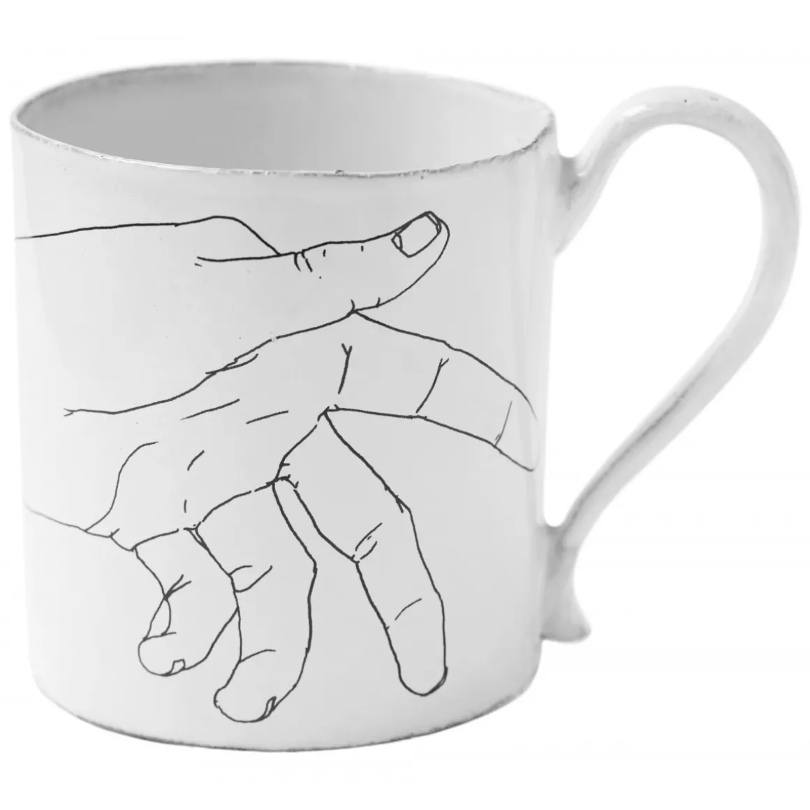 Astier de Villatte Tasse Lou Doillon Avec Une Main