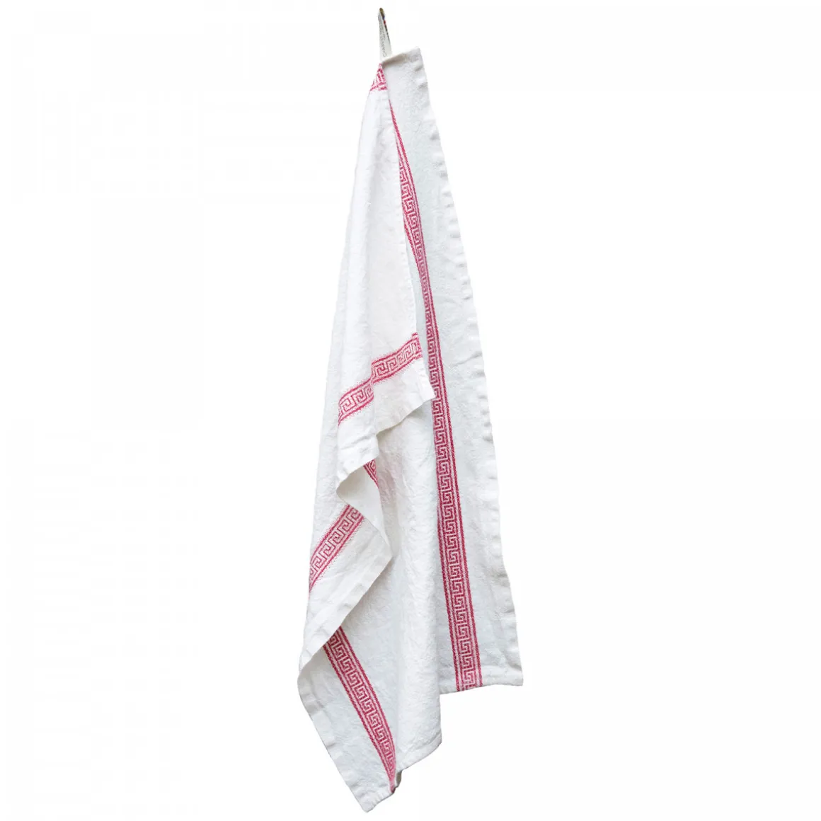 Astier de Villatte Torchon Grecque (Rouge)